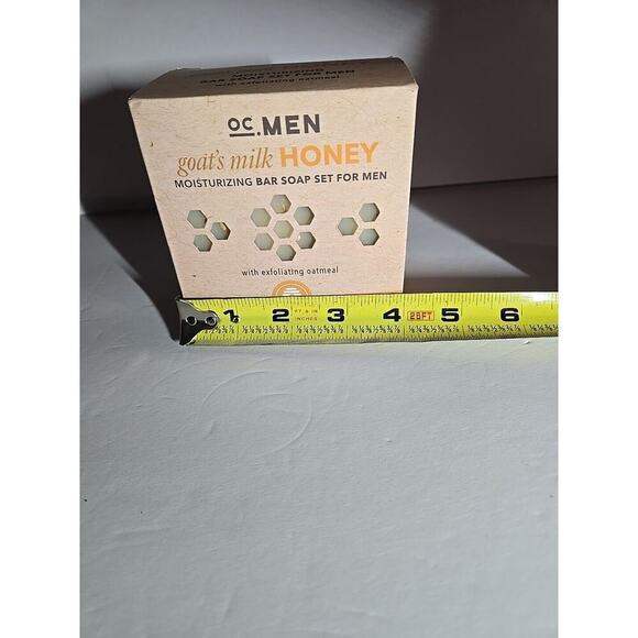 3 Bars MAN Soap - Goat's Milk Honey Oatmeal - 24 oz. Total - OC Men USA 8 Oz Ea - Picture 8 of 10